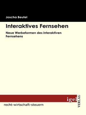 cover image of Interaktives Fernsehen